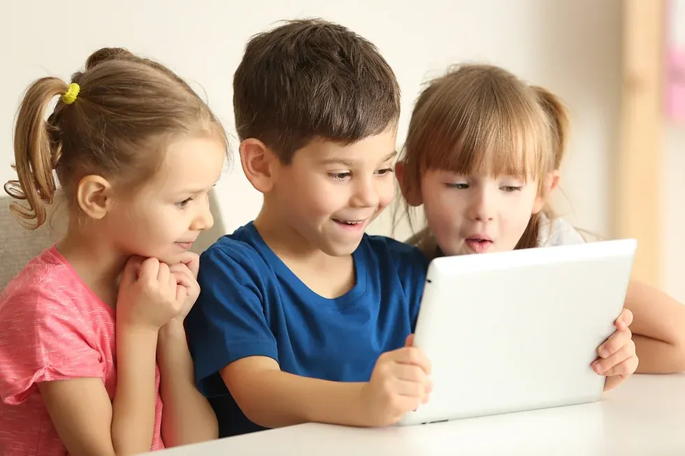 During travel or in environments unsuitable for them iPads/tablets can keep children occupied.