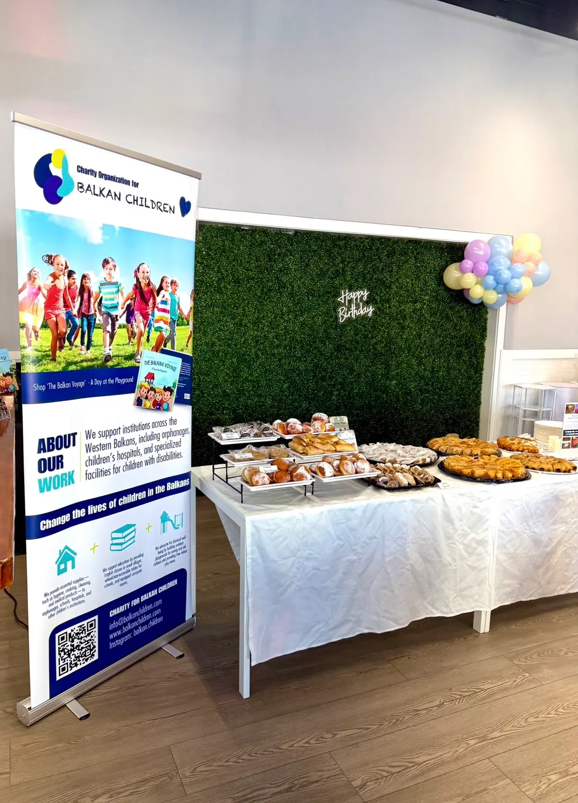 Bake sale at Little Legends, March 28, 2026