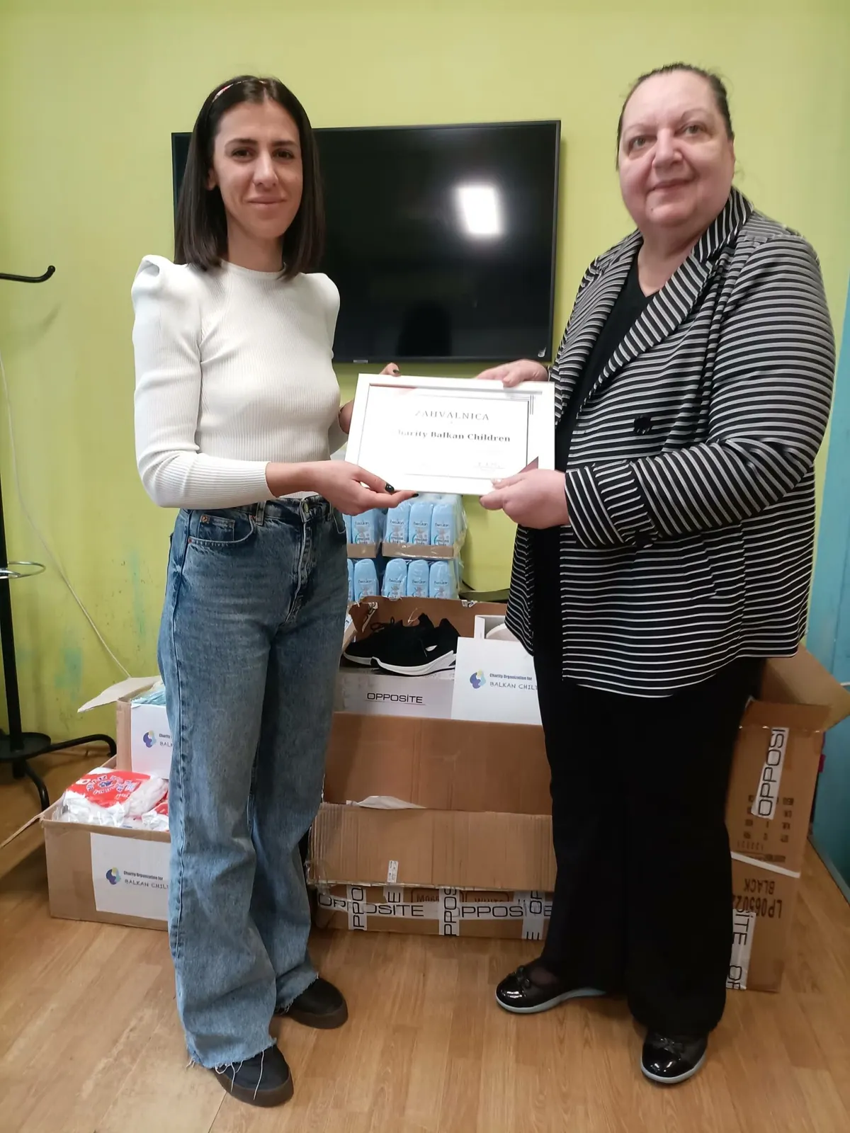 Shoes, socks and underwear for the Shelter for Children in Belgrade – photo 1