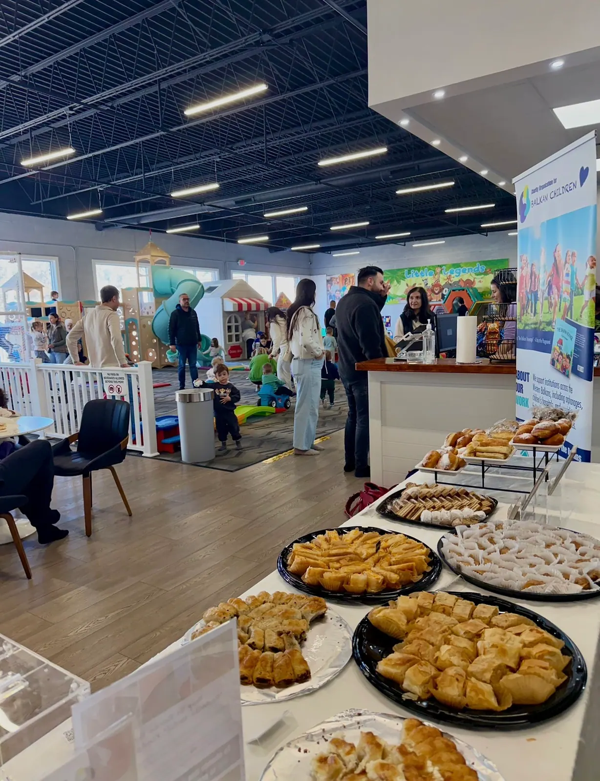 Bake sale at Little Legends, March 28, 2026