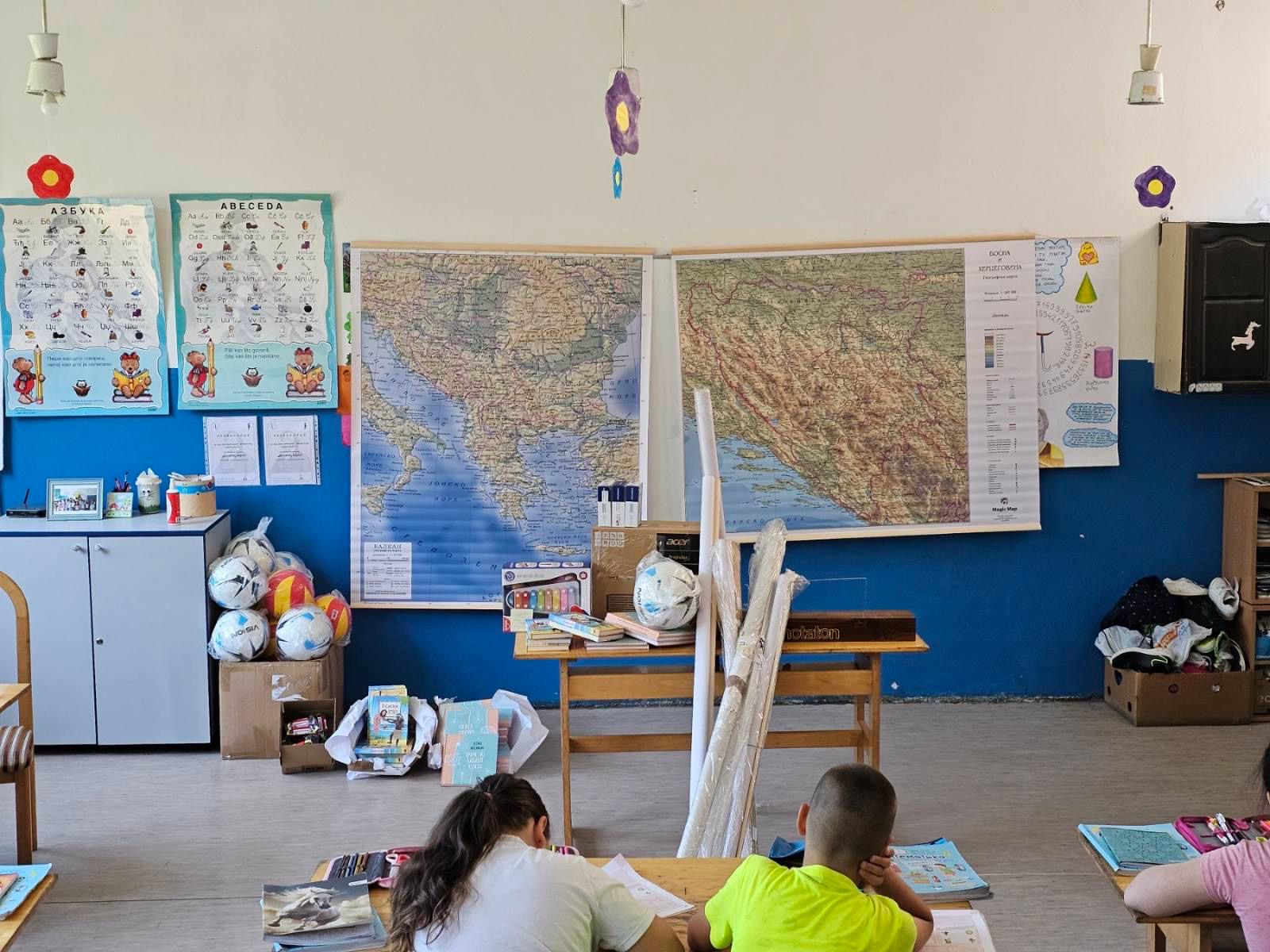 With a total donation value of 4,262.68 BAM (approx. $2,580.00 USD), we were able to provide the school with much-needed educational and recreational materials